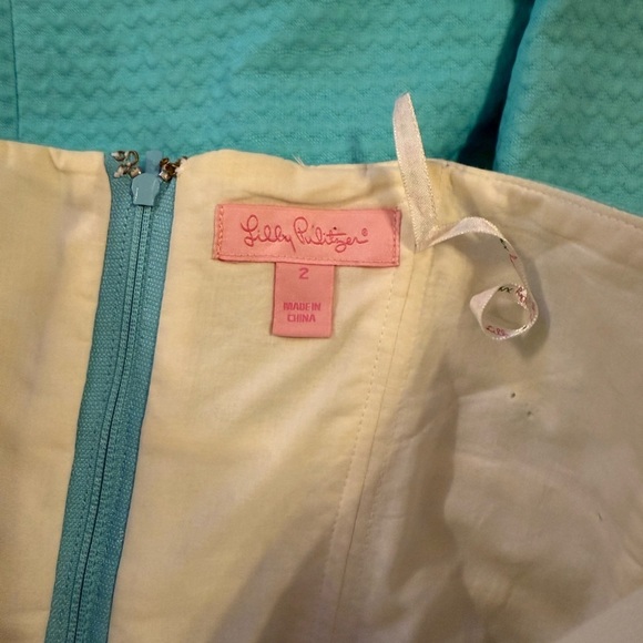 LILLY PULITZER Elegant Blue Dress - Picture 3 of 3